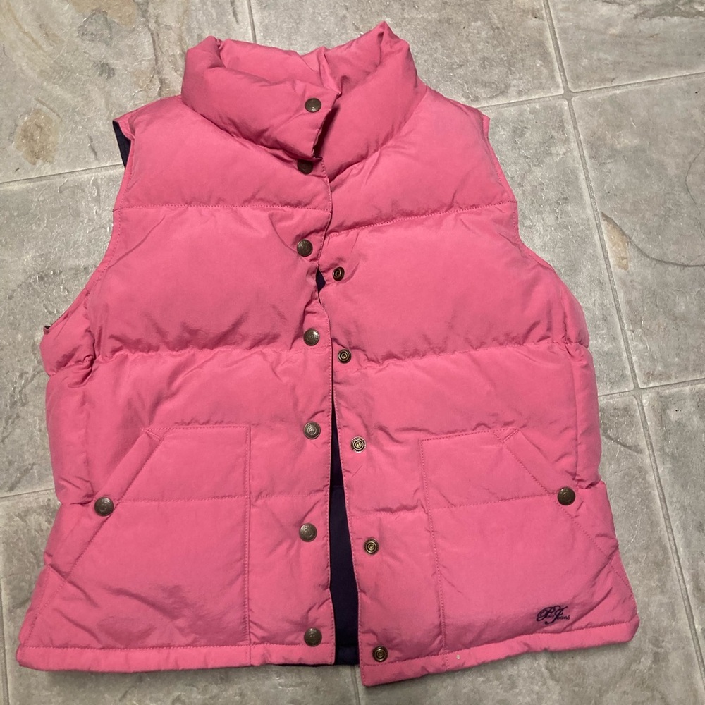 Vintage Ralph Lauren Polo Jeans Pink Puffer Vest